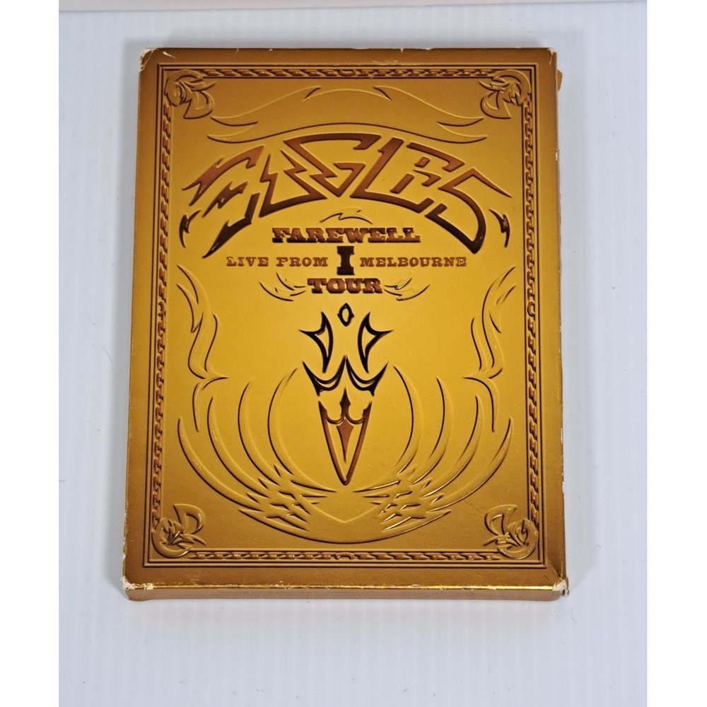 Eagles Farewell 1 Tour Live From Melbourne 2-Disc DVD Set Gold Embossed Case